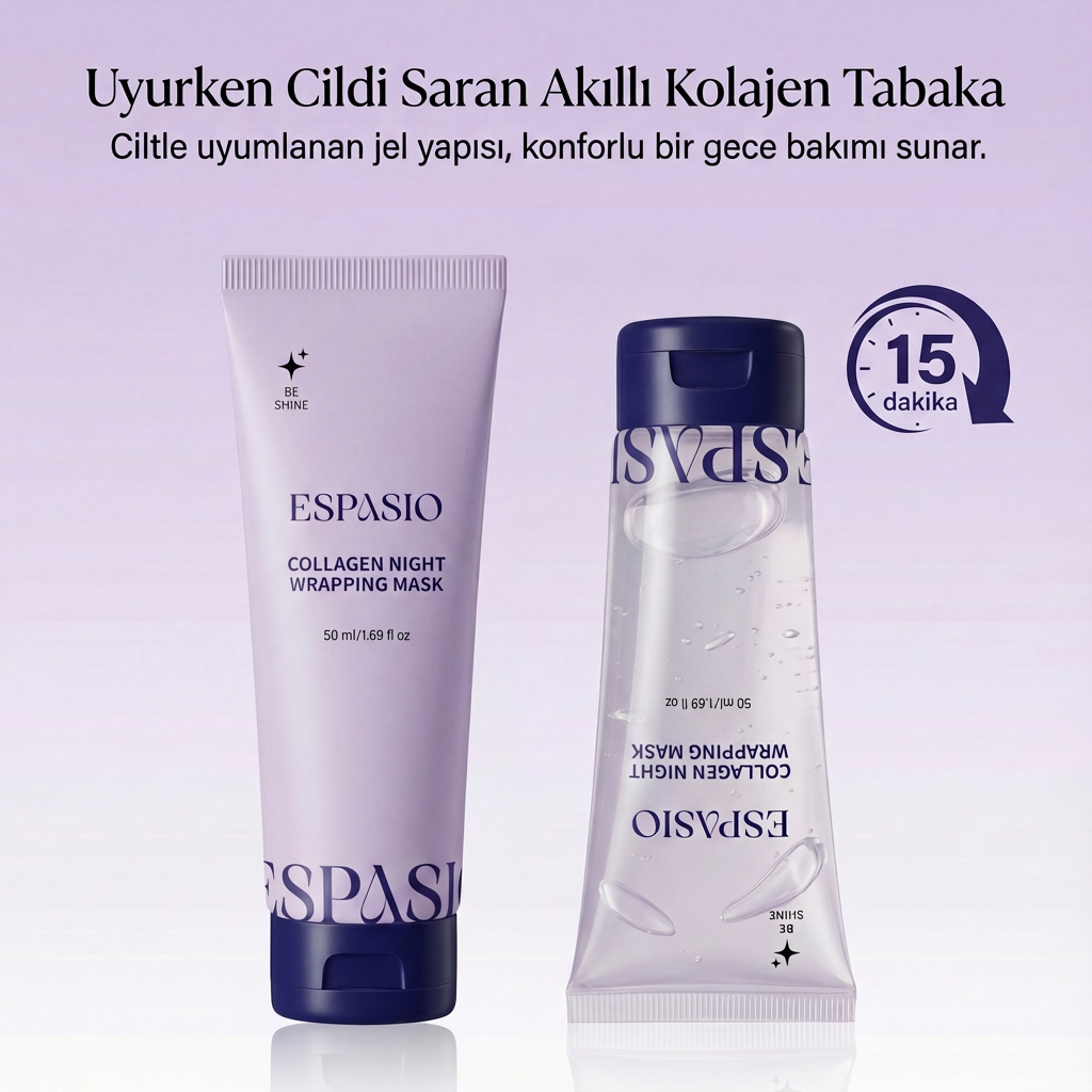 ESPASIO Noctura – Gece Boyu Kolajen Bakım Maskesi